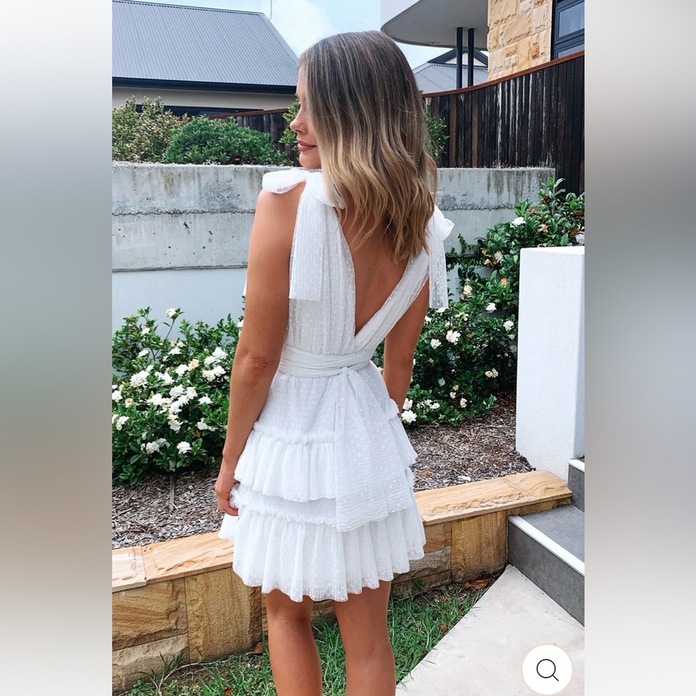 White Bridal Shower Dress